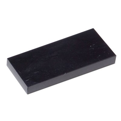 Jet Black Rectangular Marble Base (6"x¾"x3")