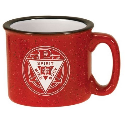 15 Oz. Red Speckled Santa Fe Campfire Mug