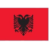 5'x8' Albania U.N. Nylon Outdoor Flag - Style A