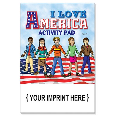 I Love America Activity Pad