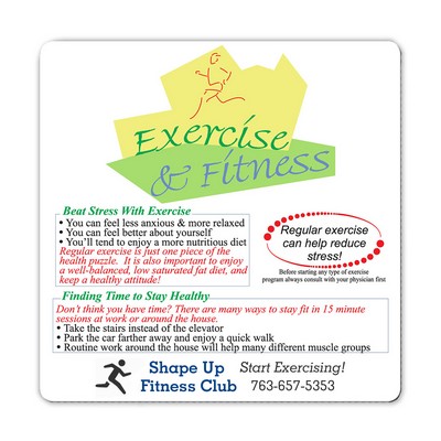 Health & Safety Exercise & Fitness Magnet