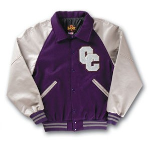 The Texas Special Custom Wool/Vinyl Varsity Jacket w/Raglan Sleeves