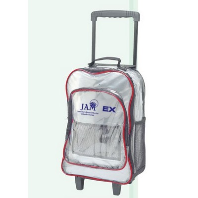 Clear Rolling Backpack