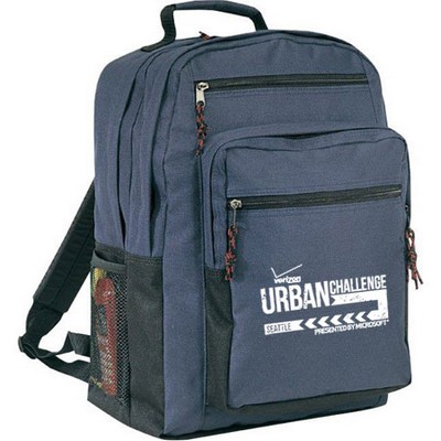 Poly Deluxe Backpack (12 1/2"x16 1/2"x8 1/2")