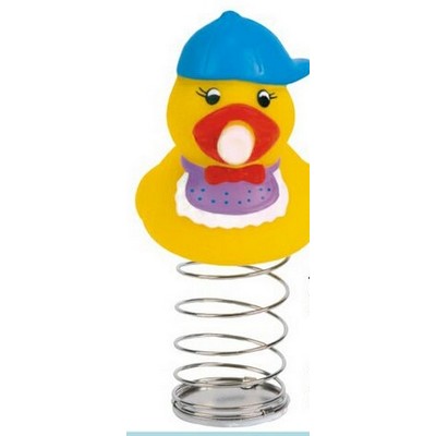 Rubber Baby Duck Bobble (with Bottle)©