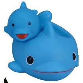 Rubber Dolphin Family (Small Size)©