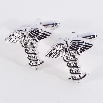 Caduceus Cufflinks