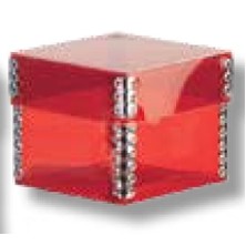 2 Piece Metal Edge Box (3 1/4"x3 1/4"x2 3/4")