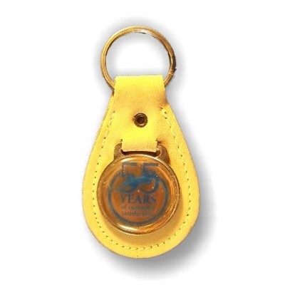 Round Photodome Key Tag