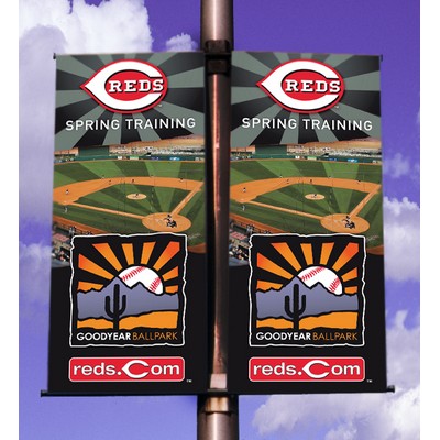 Two-Sided Pole Banner 24"x48" - Vinyl