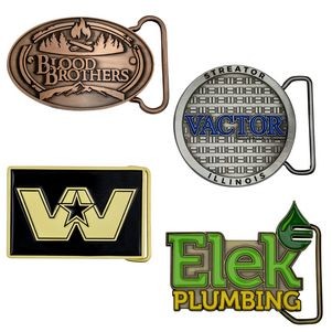 Custom Die Cast Belt Buckles (2-3/4")