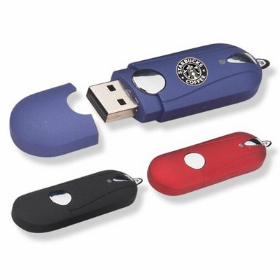 1 GB Flow Flash Drive w/Keychain