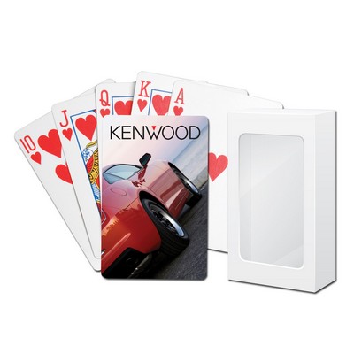 Bridge Playing Cards w/Custom Backing & Standard Faces (Playing Card Stock)