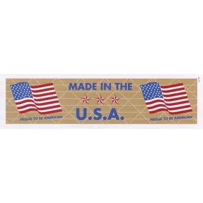 Stock Imprinted Reinforced Gummed Tape 3" x 450' (Made in the U.S.A.)