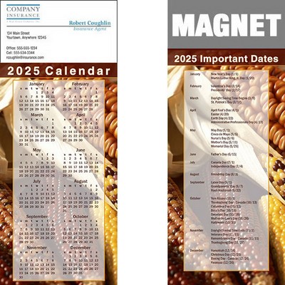 Full Color Calendar Magnet (3 1/2"x8 1/2")