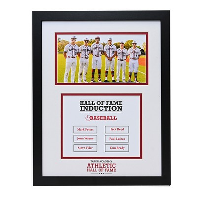 Custom Framed Hall of Fame Award