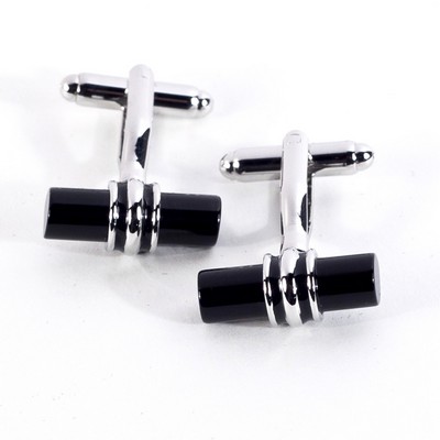 Onyx Bar Cufflinks