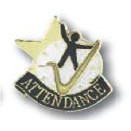 Academic Achievement Pin - "Attendance"