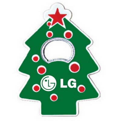 Christmas Tree Look Bottle Opener w/Magnet