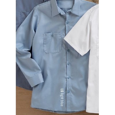 Red Kap® Men's Long Sleeve Wrinkle-Resistant Cotton Work Shirt