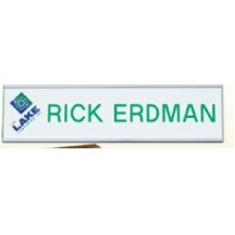 Engraved Name Plate Insert (2"x 8")