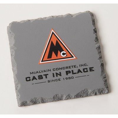 Square Chiseled Edge Coaster