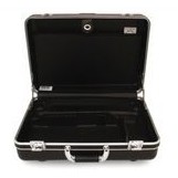 Yellow Deluxe Polyethylene Tool Case with Chrome Hardware (19"x14.25"x9.125")