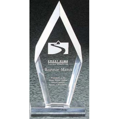 Clear Acrylic Arrowhead Award (4"x8 3/4")