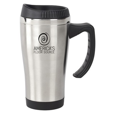 16 Oz. EZ Grip Stainless Travel Mug