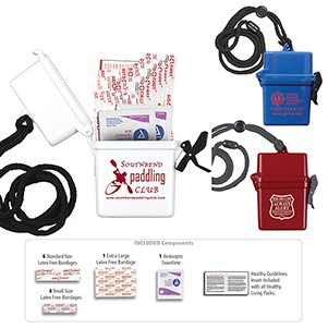 "EZ Carry Kit 3" 13 Piece Healthy Living Pack w/Breakaway & Adjustable Neck Lanyard