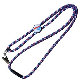 Polyester Bolo Lanyard w/ Breakaway Closure