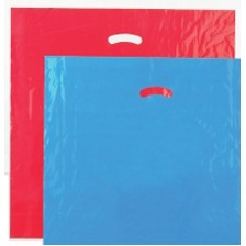 Red Super Gloss™ Low Density Single Layer Bag (12"x15")