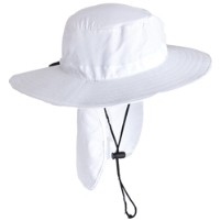 Wide Brim Outdoor Hat w/Neck Flaps