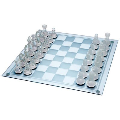 33 Piece Glass Chess Set