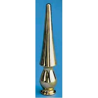 R1 Metal Gold Finish Spear Pole Ornament (8"x1 3/4")