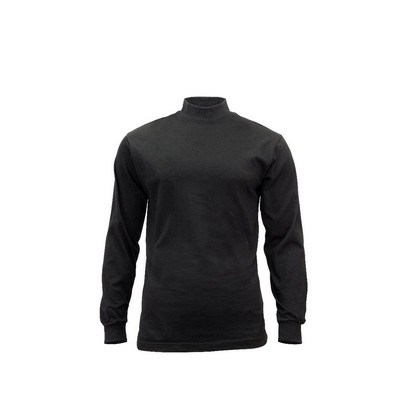 Black Mock Turtleneck Shirt (2XL)