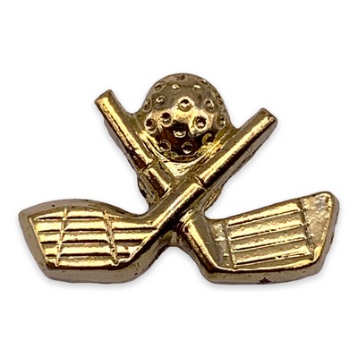 Crossed Golf Clubs 1 Lapel Pin