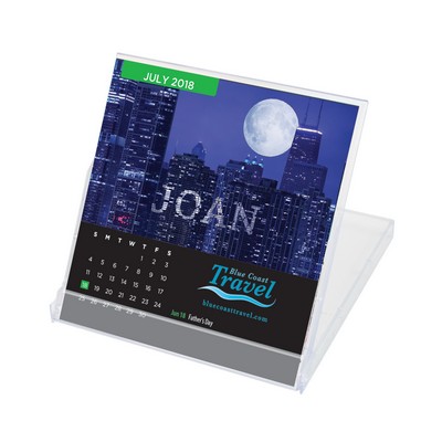 Jewel Case Calendar w/Name Personalization (Compact Size)