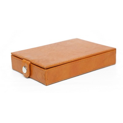 Ashlin® Designer British Tan Sanremo Quad Pen Box