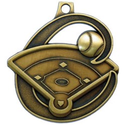 Baseball Stock Medal (2")