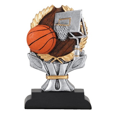 6" Basketball Resin Impact Series Trophy