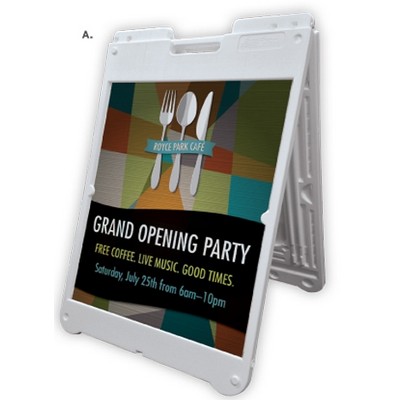 A-Frame Sign Display Kit (28"x22")