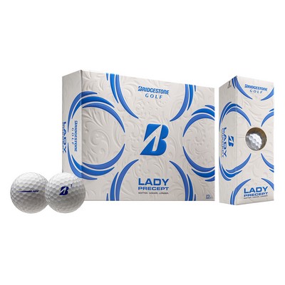 Bridgestone® Lady Precept White Golf Balls (Dozen)