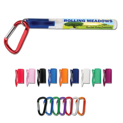 10 ml Lens & Screen Cleaner Clip Cap Sprayer w/Carabiner