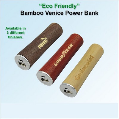 Bamboo Venice Power Bank 1800 mAh