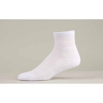 White Anklet In Stock All Purpose Athletic Socks NO CUSTOMIZATION