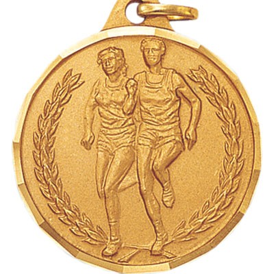 Male & Female Marathon E Series Die Struck Medal