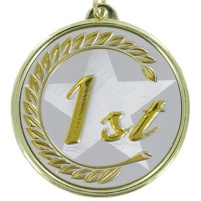 2-1/8" 1st Place Mylar Medal