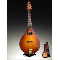 Mandolin Miniature with Stand & Case 7"H