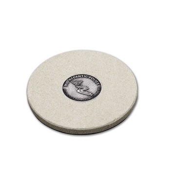 Limestone Coaster w/ Pewter Insert